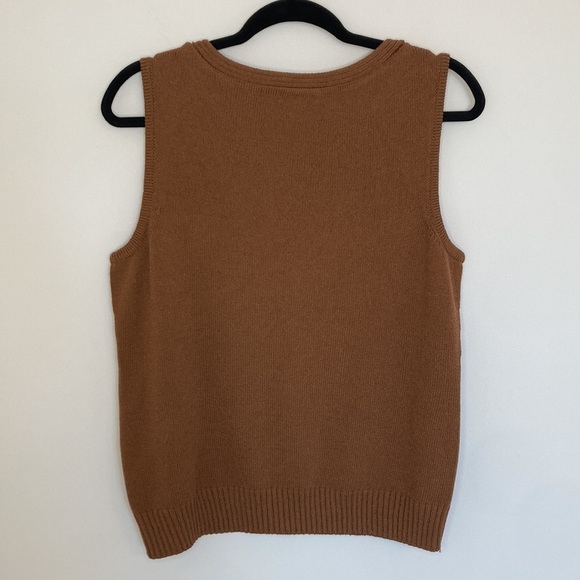 St. John Sport Wool Sweater Tank - Picture 4 of 7